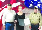 Alley Fitzgerald awarded scholarship by American Legion Post 383