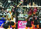 Lady Horns ousted in state tourney by Iola in four sets