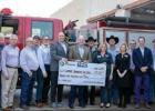LCRA, Bluebonnet Co-Op awards $25,000 grant to help expand Carmine Fire Station